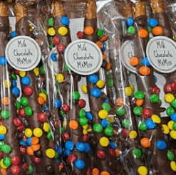 Milk Chocolate M&M Pretzels