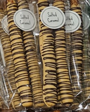 Salted Caramel Chocolate Pretzels